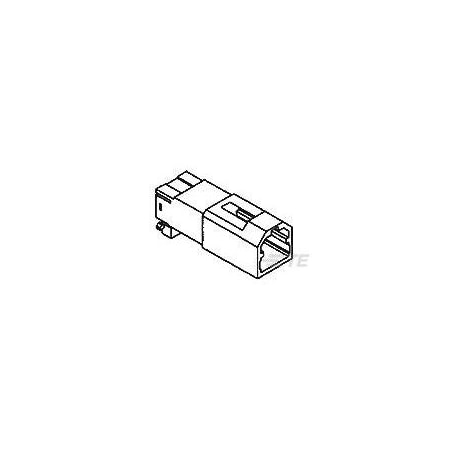 Te Connectivity 040 MLC CAP HSG 2P GREEN 174057-4